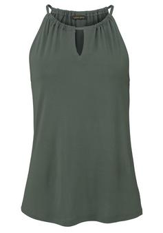 Lascana Spaghettitop Spaghettitop Damen flaschengr&uuml;n