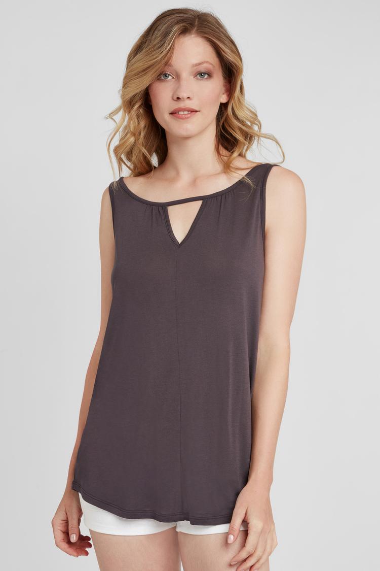 Buffalo Buffalo Strandtop T-Shirt Damen - anthrazit - 1 | SportScheck