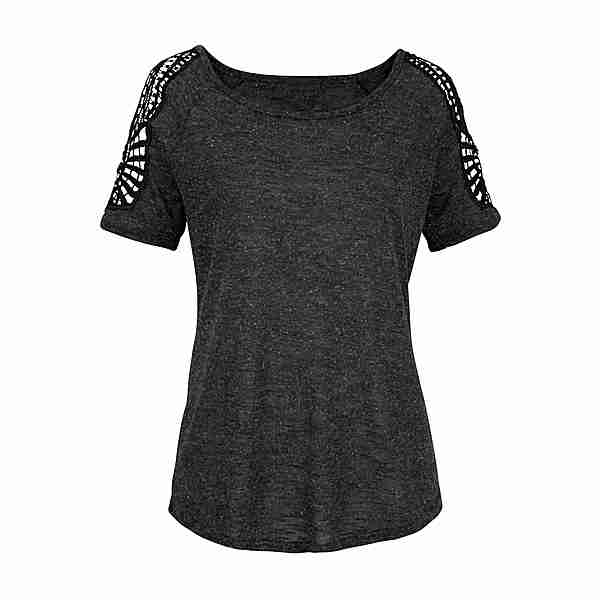 Vivance T-Shirt Damen anthrazit-meliert im Online SportScheck kaufen von Shop
