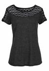 Vivance Kurzarmshirt T-Shirt Damen - anthrazit