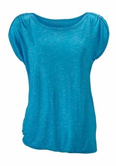 Lascana Kurzarmshirt T-Shirt Damen türkis