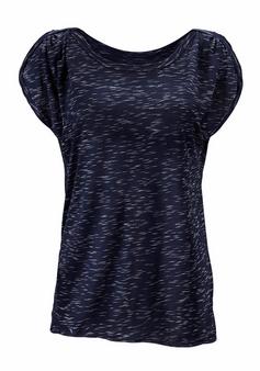 Lascana Kurzarmshirt T-Shirt Damen marine