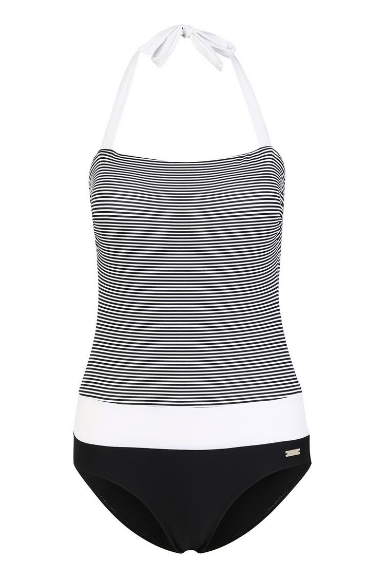 Lascana Lascana Badeanzug Badeanzug Damen - schwarz-wei&szlig; - 0 | SportScheck