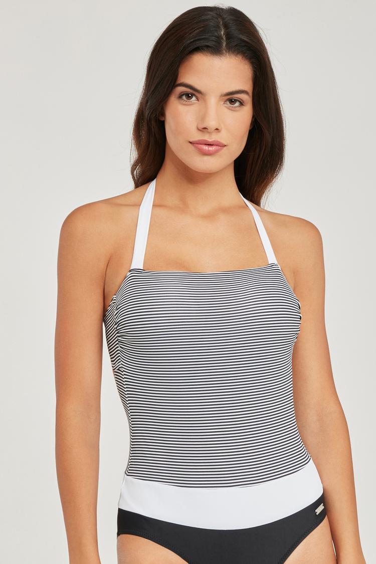 Lascana Lascana Badeanzug Badeanzug Damen - schwarz-wei&szlig; - 1 | SportScheck