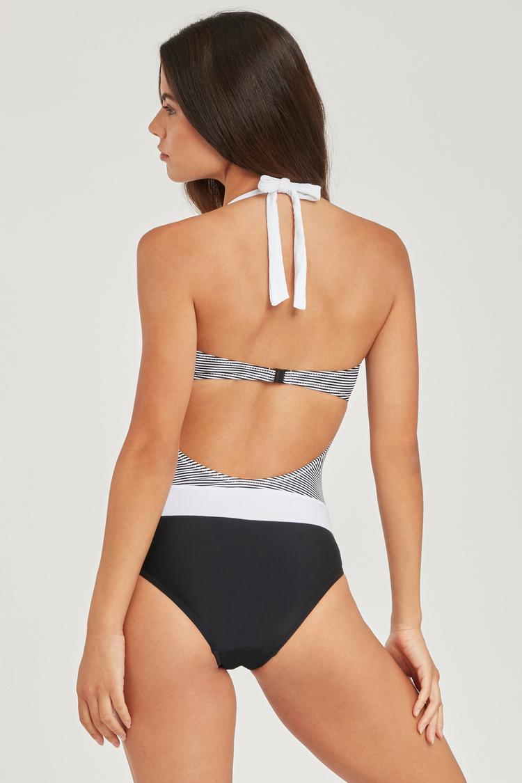 Lascana Lascana Badeanzug Badeanzug Damen - schwarz-wei&szlig; - 2 | SportScheck