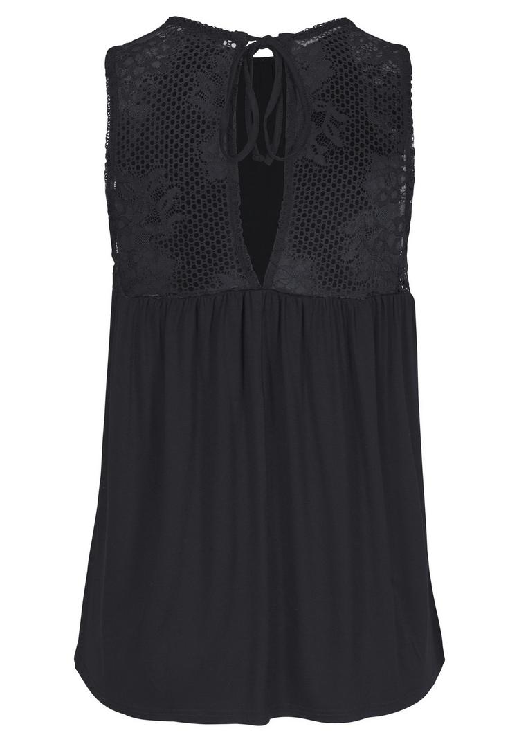 Lascana Lascana Strandtop T-Shirt Damen - schwarz - 0 | SportScheck