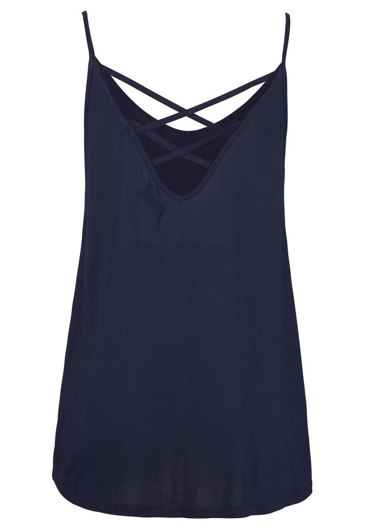 Lascana Lascana Strandtop T-Shirt Damen - marine - 0 | SportScheck