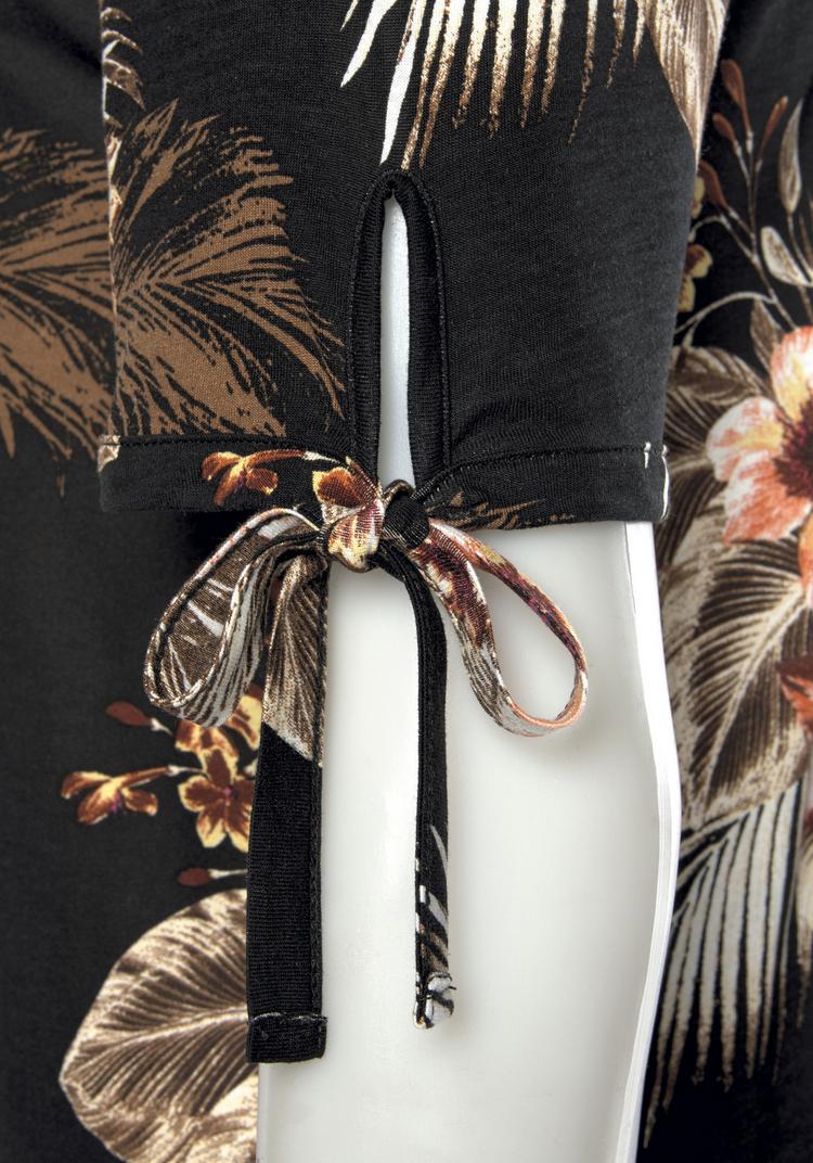 BEACH TIME BEACH TIME Strandkleid Tr&auml;gerkleid Damen - schwarz-bedruckt - 2 | SportScheck