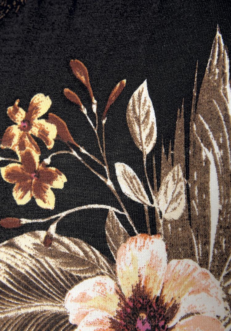 BEACH TIME BEACH TIME Strandkleid Tr&auml;gerkleid Damen - schwarz-bedruckt - 3 | SportScheck