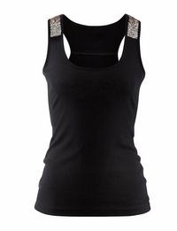 Lascana Strandtop T-Shirt Damen - schwarz