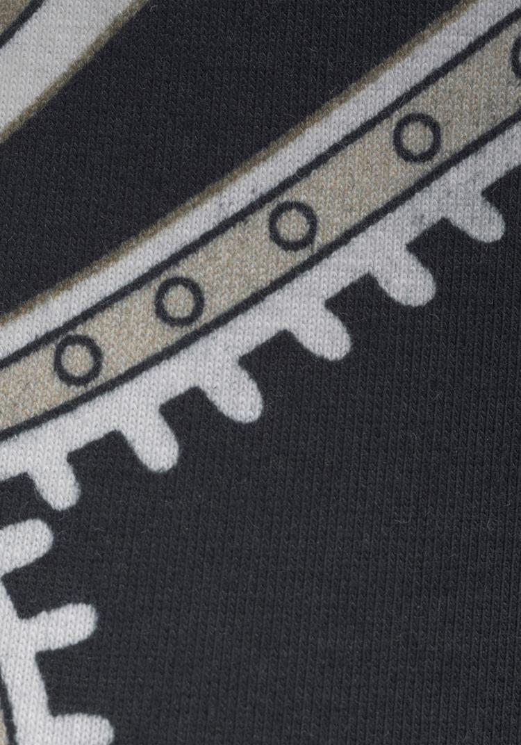 Lascana Lascana Caprileggings Tights Damen - schwarz-bedruckt - 1 | SportScheck