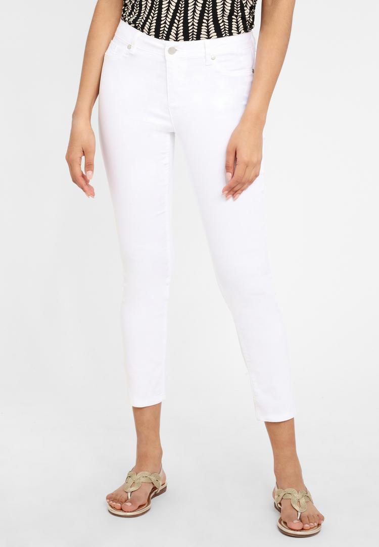 Lascana Lascana 7/8-Jeggings Hose Damen - wei&szlig; - 1 | SportScheck