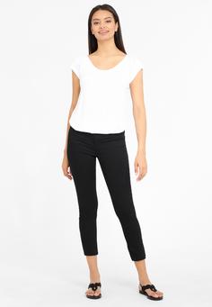 Rückansicht von Lascana 7/8-Jeggings Hose Damen schwarz