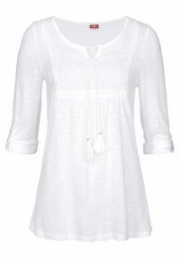 Buffalo Strandshirt T-Shirt Damen - wei&szlig;