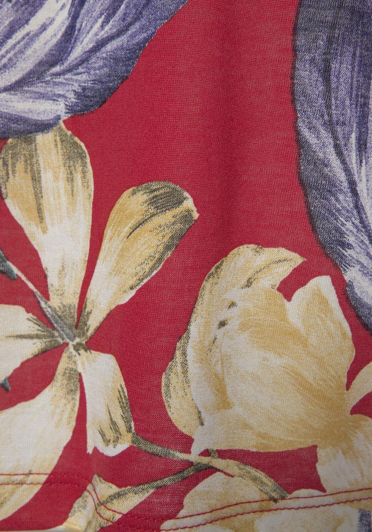 Lascana Lascana Sommerkleid Tr&auml;gerkleid Damen - rot-blau-bedruckt - 3 | SportScheck