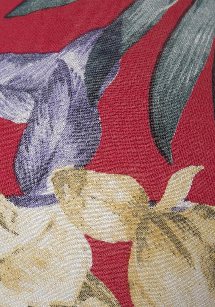 Lascana Lascana Sommerkleid Tr&auml;gerkleid Damen - rot-blau-bedruckt - 4 | SportScheck