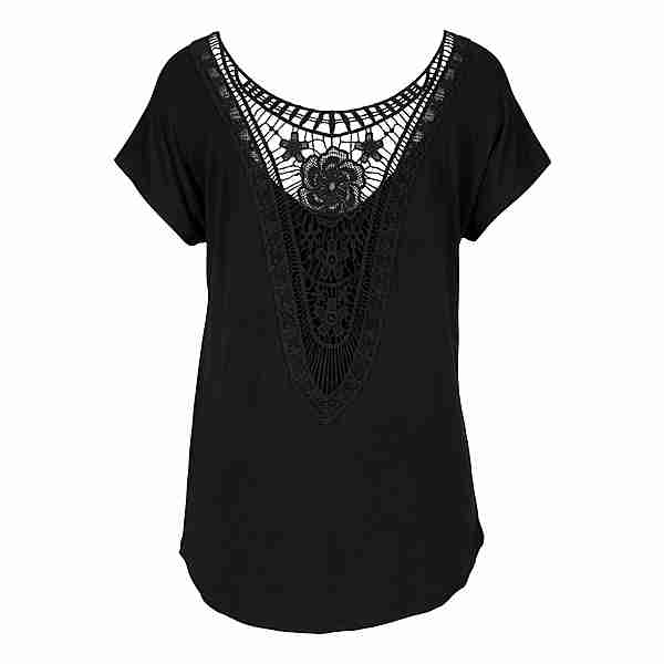 Lascana Strandshirt T-Shirt Damen schwarz