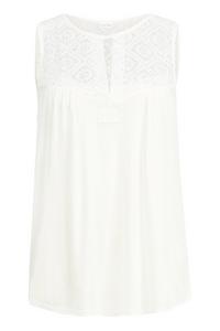 Lascana Strandtop T-Shirt Damen - creme