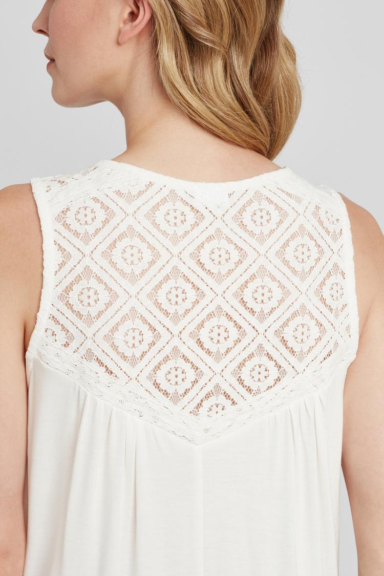 Lascana Lascana Strandtop T-Shirt Damen - creme - 1 | SportScheck