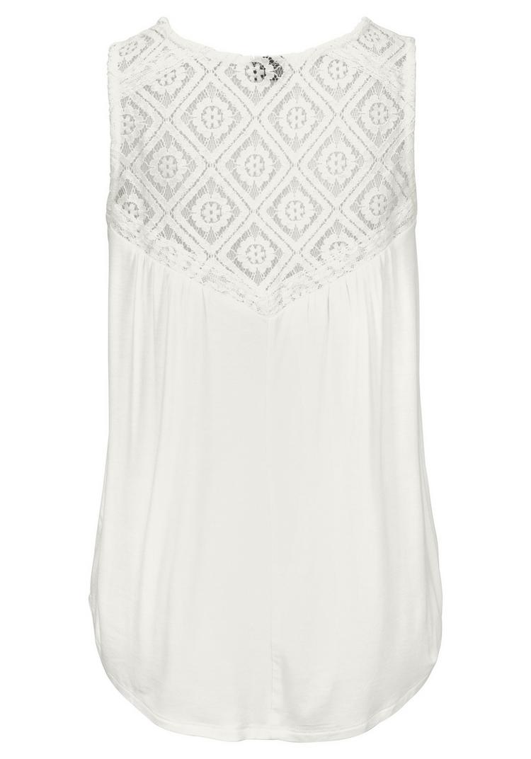 Lascana Lascana Strandtop T-Shirt Damen - creme - 0 | SportScheck