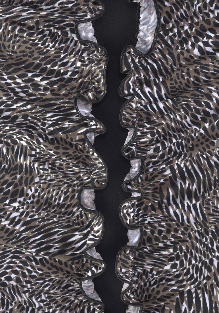 Lascana Lascana Badeanzug Badeanzug Damen - braun-bedruckt - 0 | SportScheck