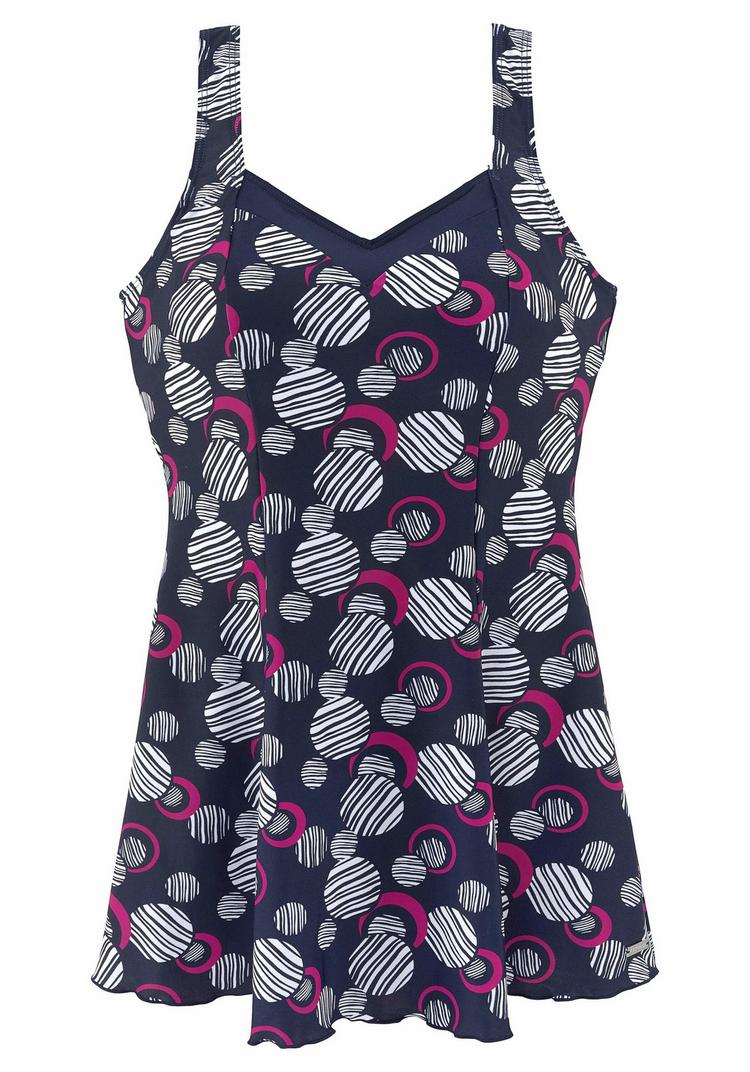 Lascana Lascana Badekleid Badeanzug Damen - marine-bedruckt - 3 | SportScheck