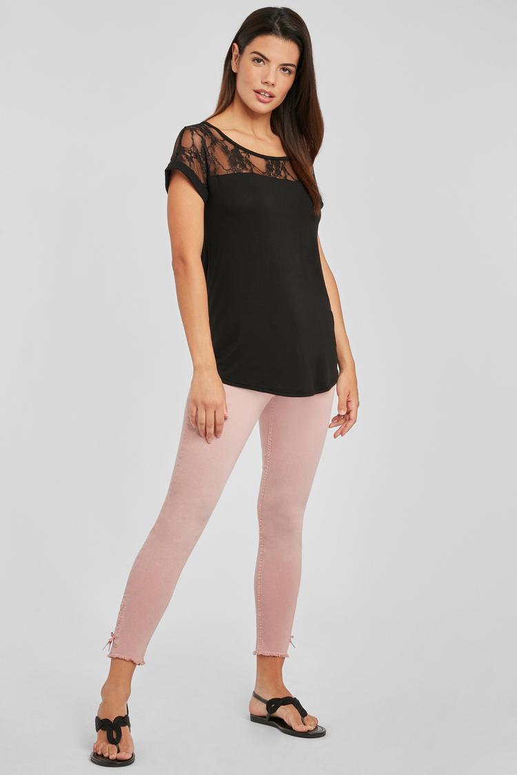 Lascana Lascana Strandshirt T-Shirt Damen - schwarz - 0 | SportScheck