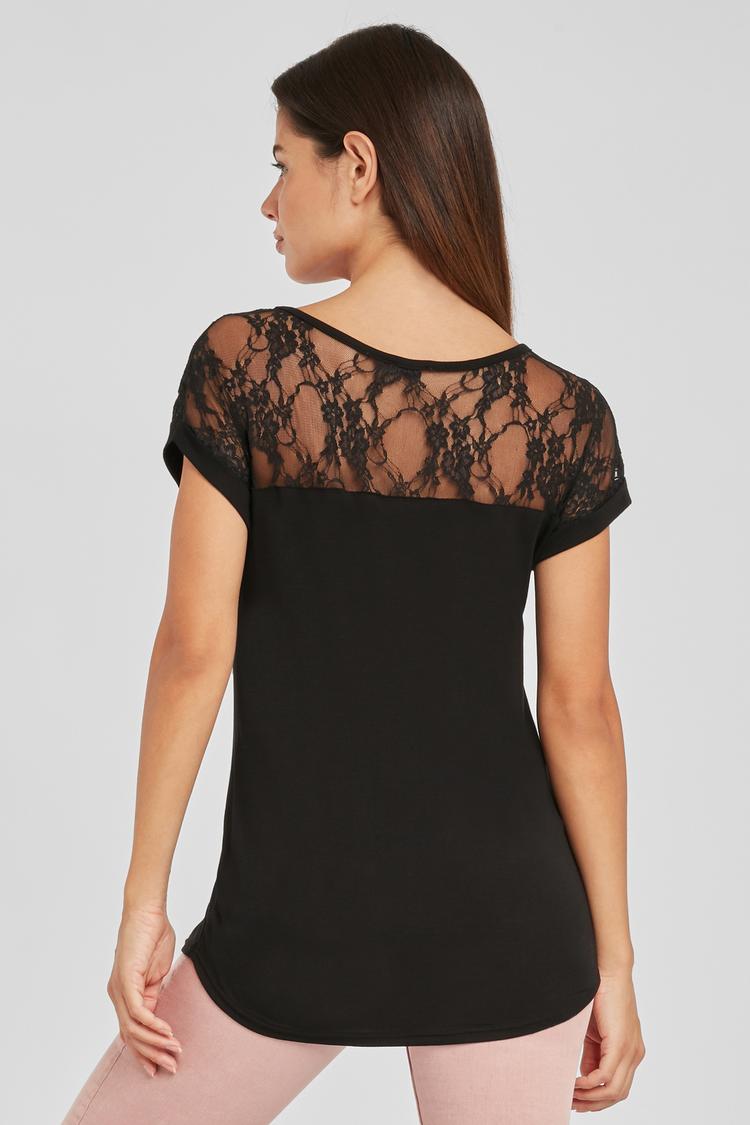 Lascana Lascana Strandshirt T-Shirt Damen - schwarz - 2 | SportScheck