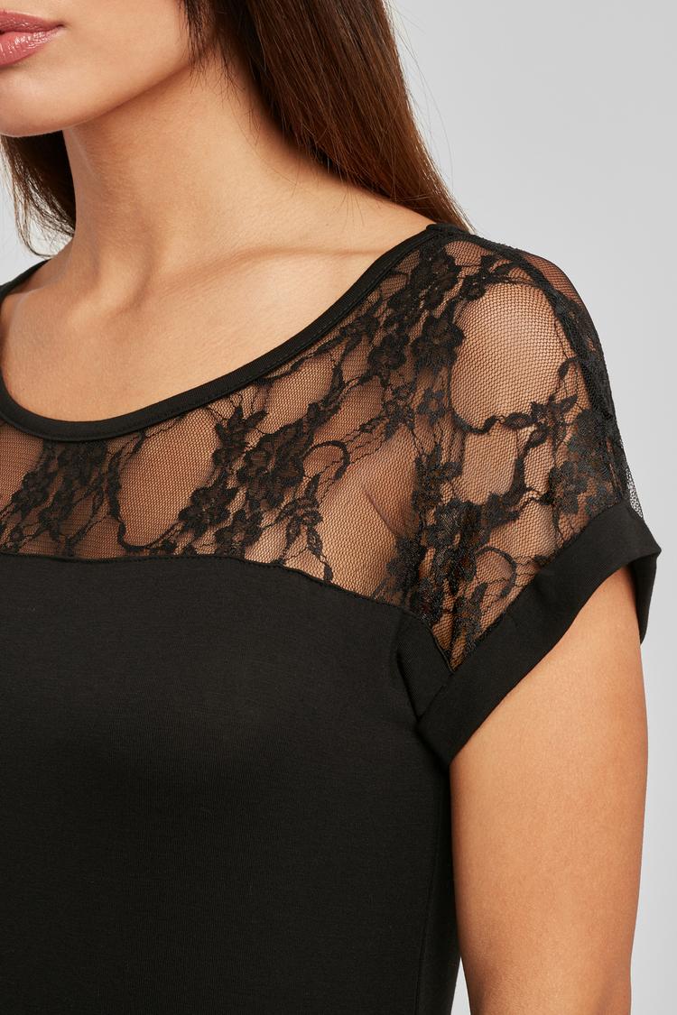 Lascana Lascana Strandshirt T-Shirt Damen - schwarz - 0 | SportScheck