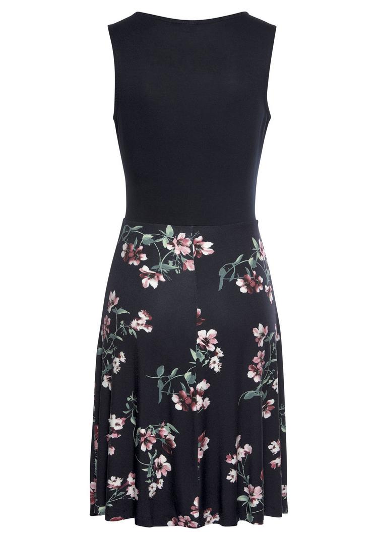 BEACH TIME BEACH TIME Strandkleid Tr&auml;gerkleid Damen - marine-gebl&uuml;mt-bedruckt - 0 | SportScheck