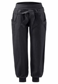 Buffalo Strandhose Stoffhose Damen - schwarz