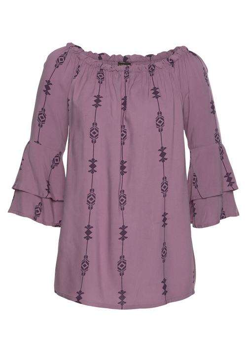 Lascana Carmenbluse Langarmbluse Damen