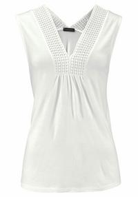 Lascana Strandtop T-Shirt Damen - creme