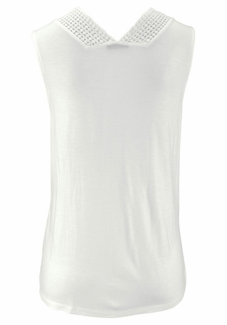 Lascana Lascana Strandtop T-Shirt Damen - creme - 0 | SportScheck