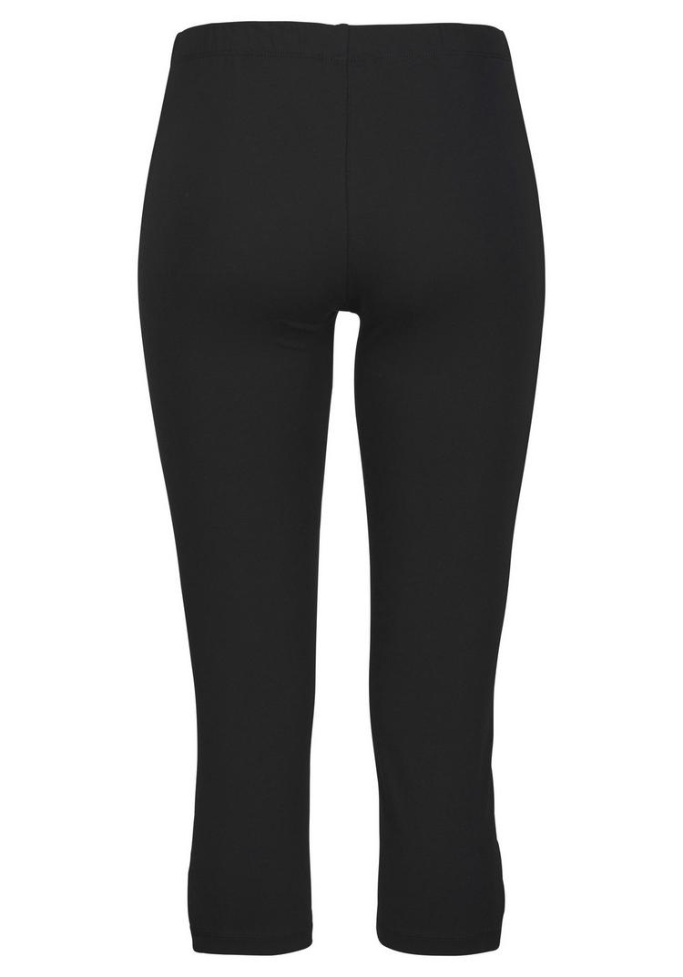 Lascana Lascana Caprileggings Tights Damen - schwarz - 0 | SportScheck