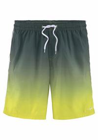 Buffalo Badeshorts Badehose Herren - grau-gelb