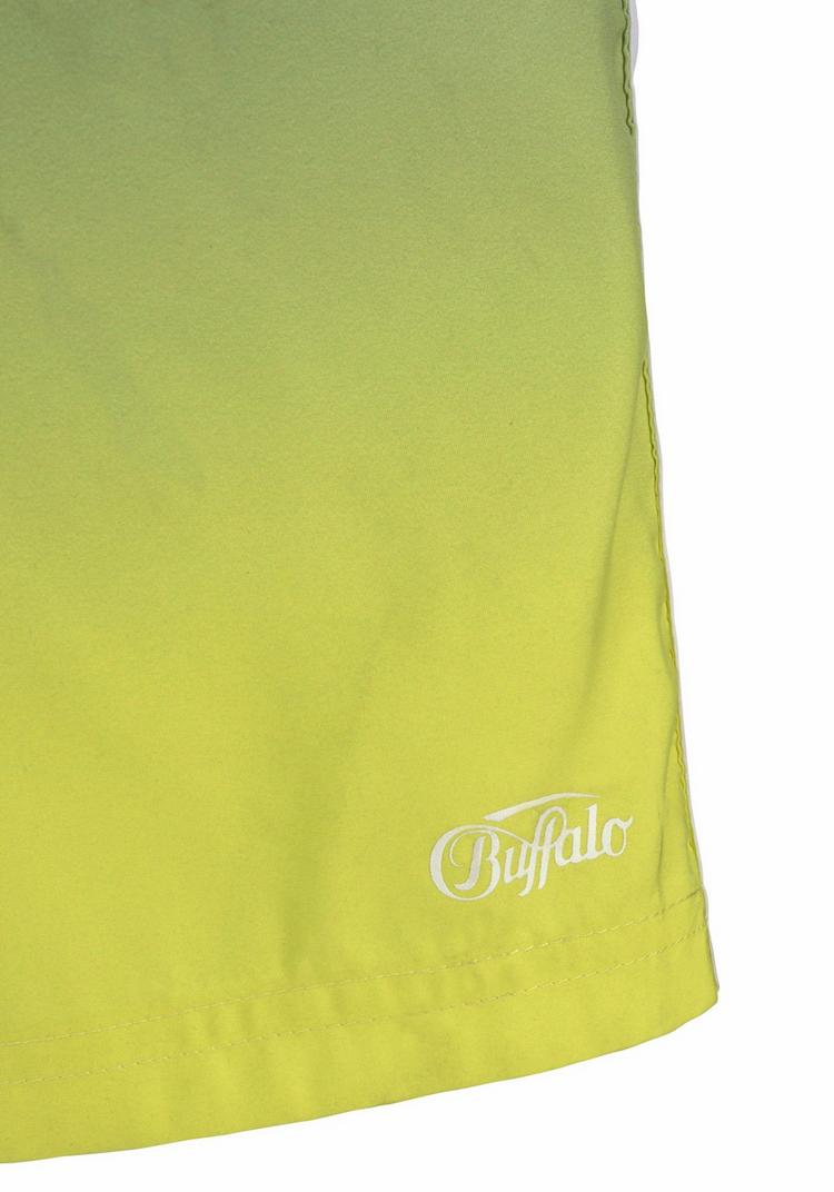 Buffalo Buffalo Badeshorts Badehose Herren - grau-gelb - 0 | SportScheck
