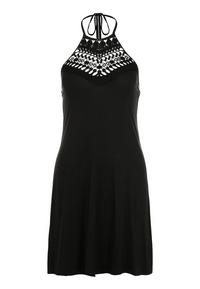 Lascana Neckholderkleid Neckholderkleid Damen - schwarz