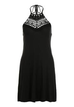 Lascana Neckholderkleid Neckholderkleid Damen schwarz