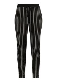Buffalo Strandhose Stoffhose Damen - schwarz-wei&szlig;-gestreift