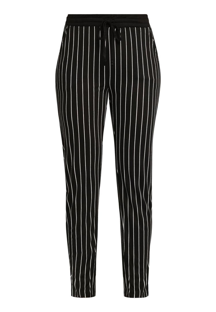 Buffalo Buffalo Strandhose Stoffhose Damen - schwarz-wei&szlig;-gestreift - 0 | SportScheck