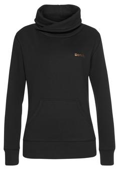 Bench Longsweatshirt Sweatshirt Damen schwarz