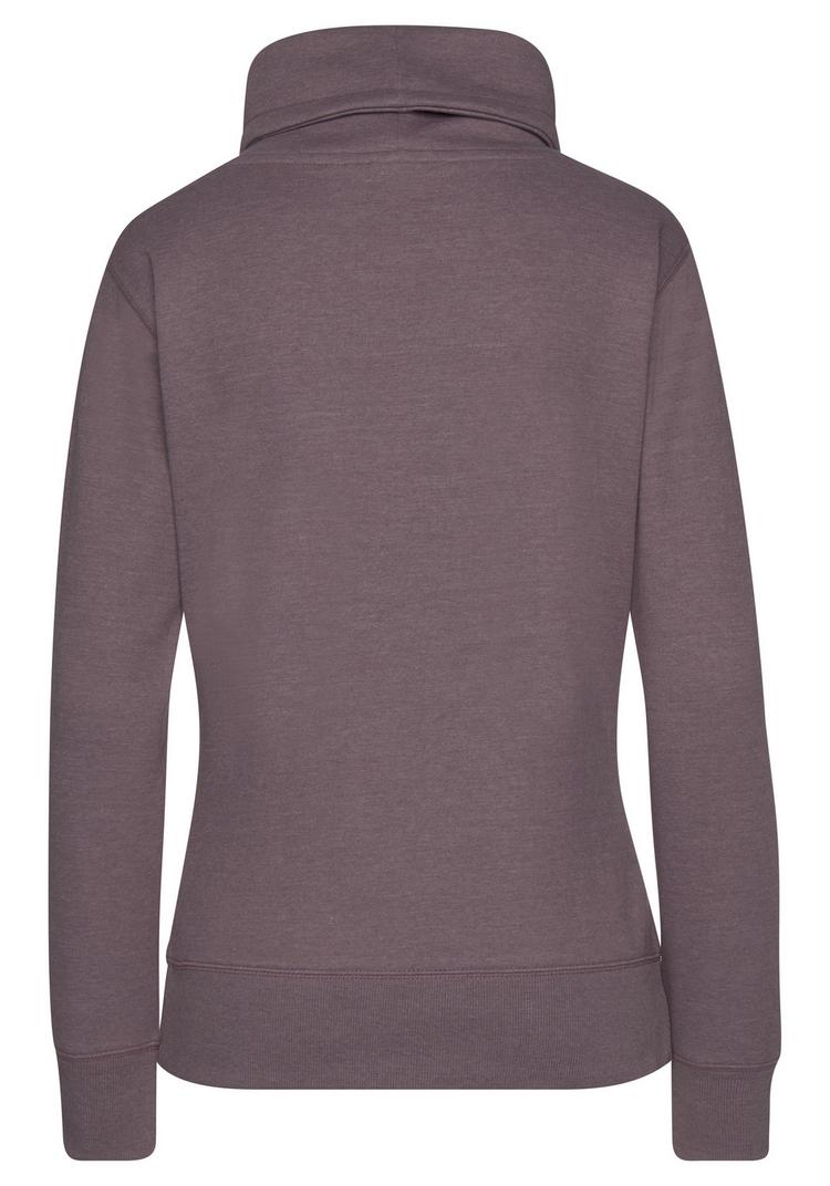 Bench Bench Longsweatshirt Sweatshirt Damen - mauve-meliert - 0 | SportScheck