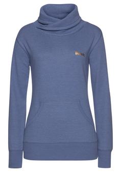 Bench Longsweatshirt Sweatshirt Damen jeans-meliert