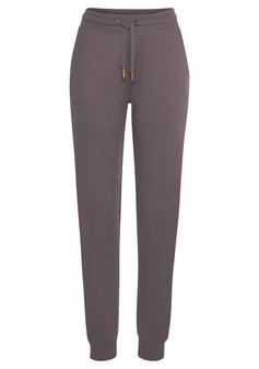 Bench Loungehose Sweathose Damen mauve-meliert