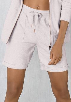 Rückansicht von Bench Bermudas Bermudas Damen beige-meliert