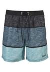 Bench Badeshorts Badehose Herren - schwarz-blau-hellblau