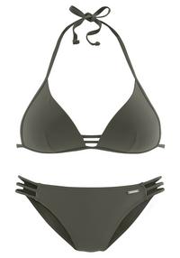 BRUNO BANANI Triangel-Bikini Bikini Set Damen - oliv