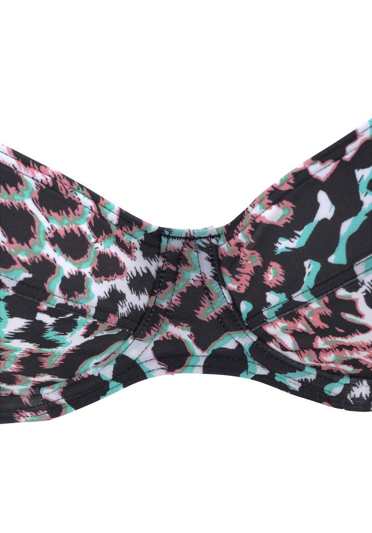 VENICE BEACH VENICE BEACH B&uuml;gel-Bikini Bikini Set Damen - schwarz-bedruckt - 1 | SportScheck