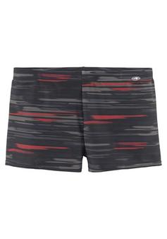 KangaROOS Boxer-Badehose Badeshorts Herren schwarz-grau